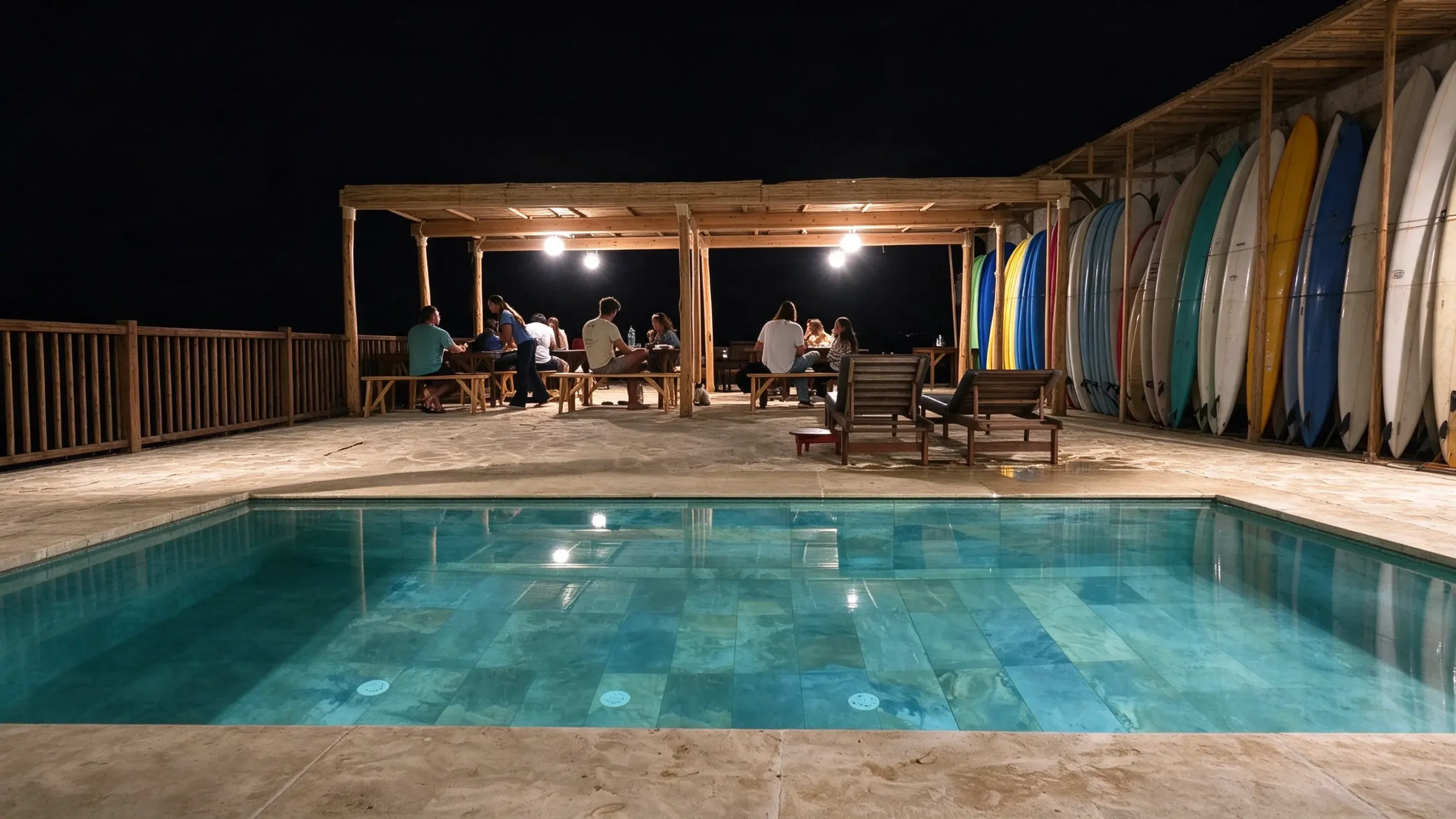 Aloha-Imsouane-swiming-pool-bynight